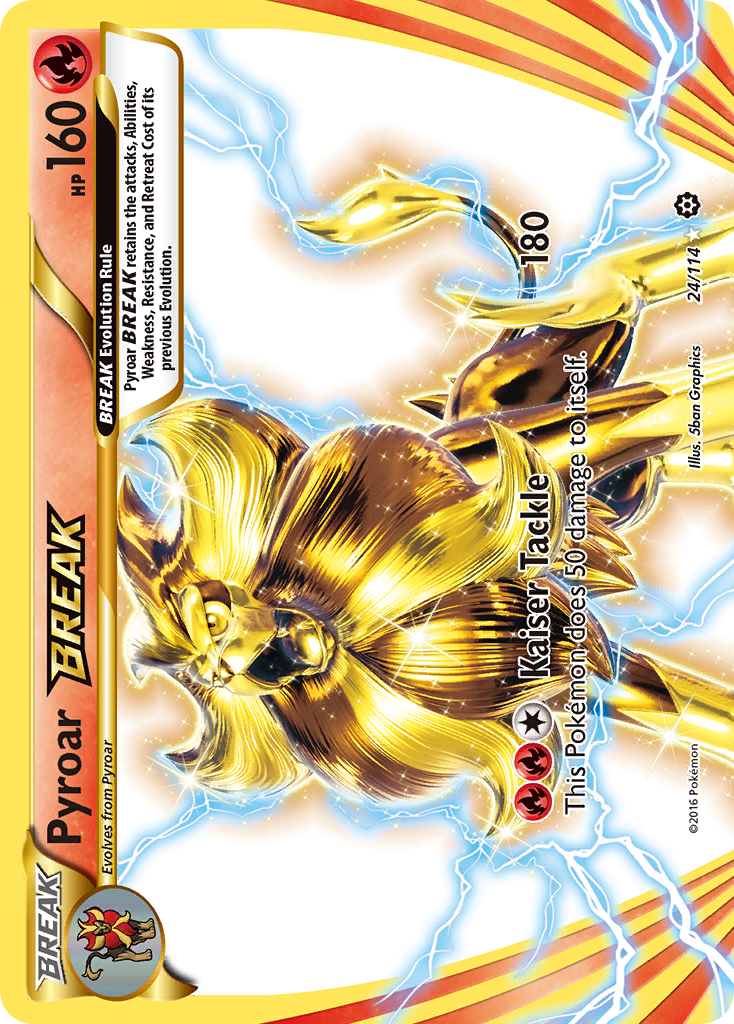 Pyroar BREAK (24/114) [XY: Steam Siege] | Good Games Adelaide SA