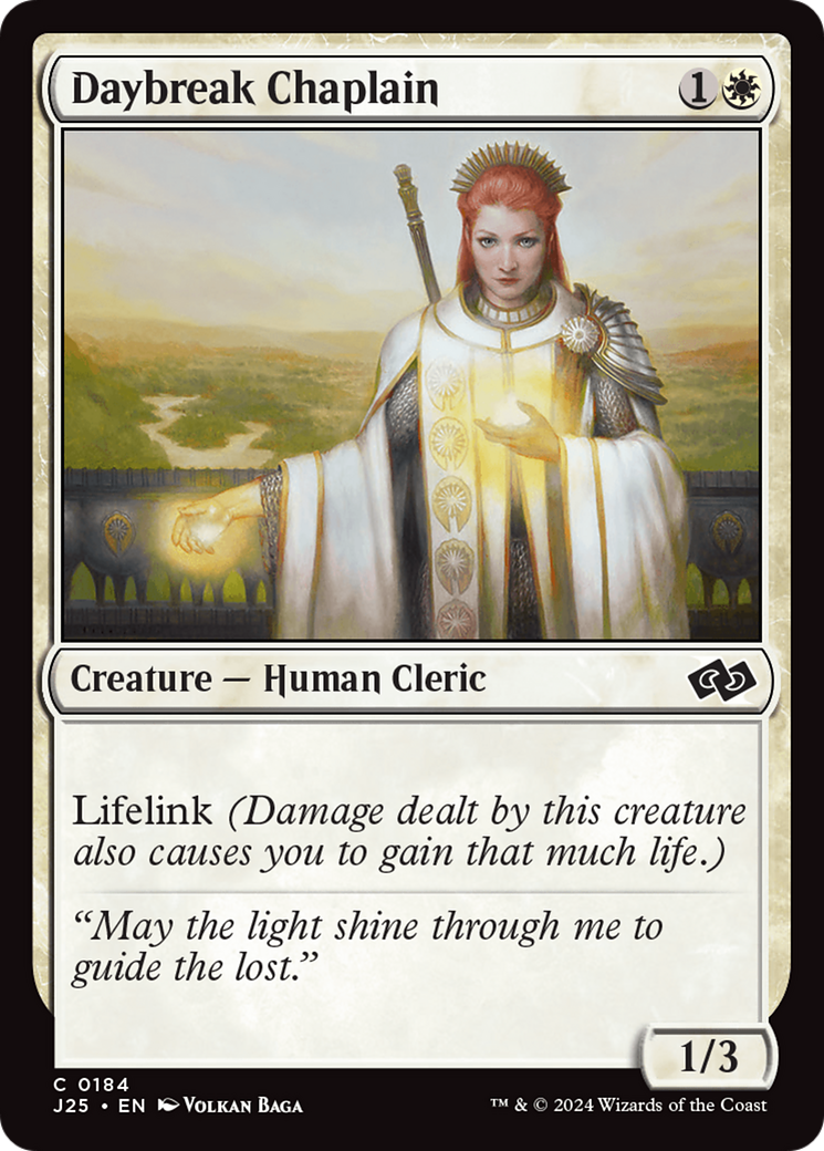 Daybreak Chaplain [Foundations Jumpstart] | Good Games Adelaide SA