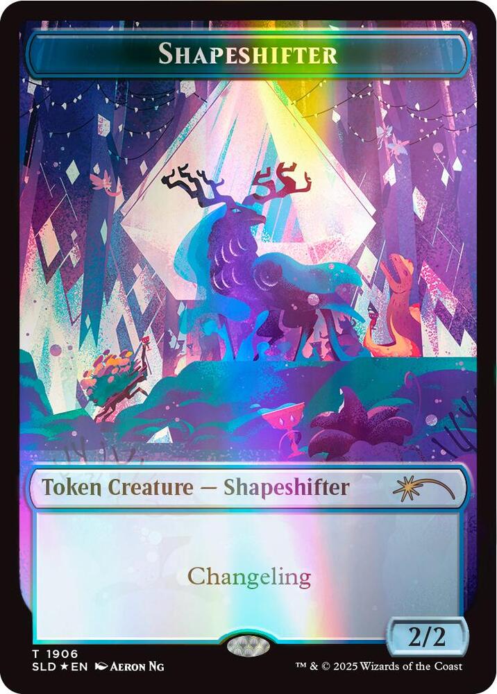 Shapeshifter Token 1906 Double Rainbow Foil 1906 (Secret Lair Drop Series)  - Foil | Good Games Adelaide SA