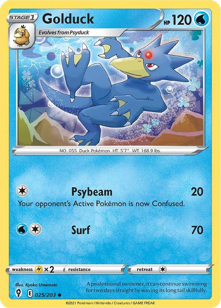 Golduck 025/203 (SWSH07: Evolving Skies)  | Good Games Adelaide SA