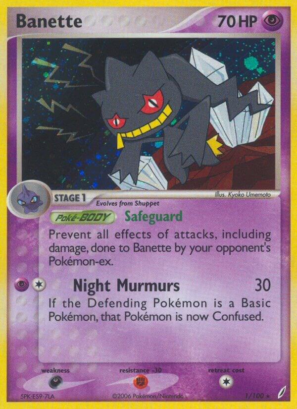 Banette 1/100 (Crystal Guardians)  - Holofoil | Good Games Adelaide SA