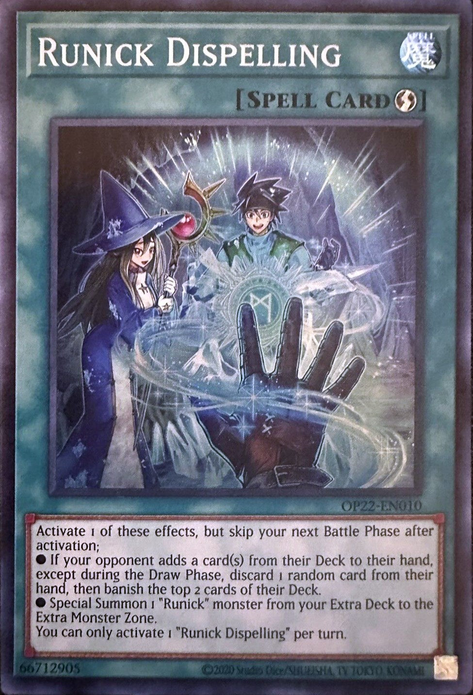 Runick Dispelling [OP22-EN010] Super Rare | Good Games Adelaide SA