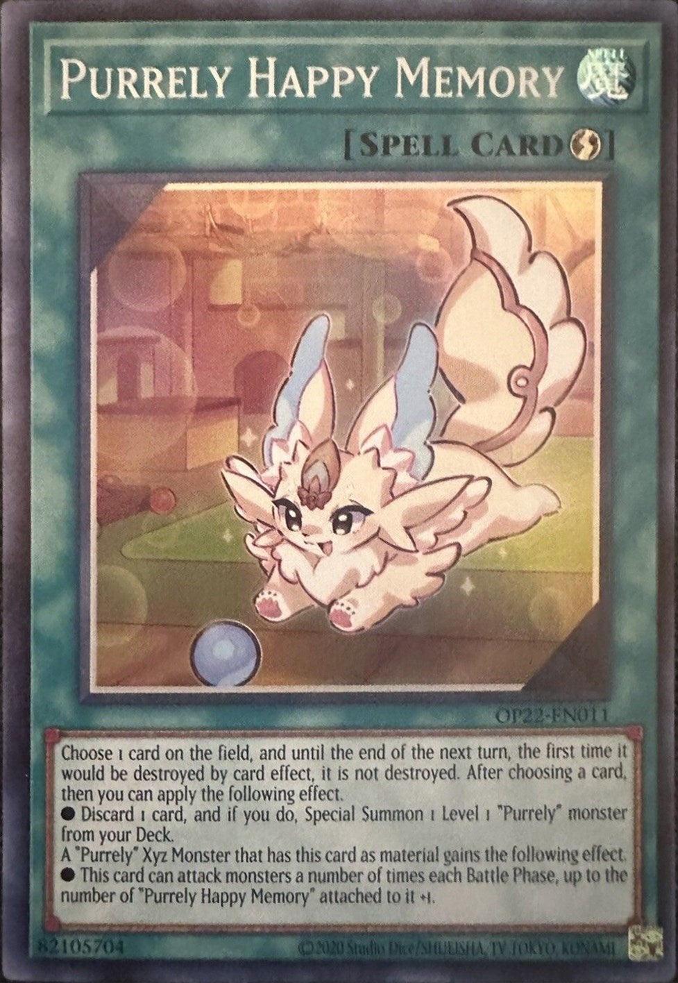 Purrely Happy Memory [OP22-EN011] Super Rare | Good Games Adelaide SA