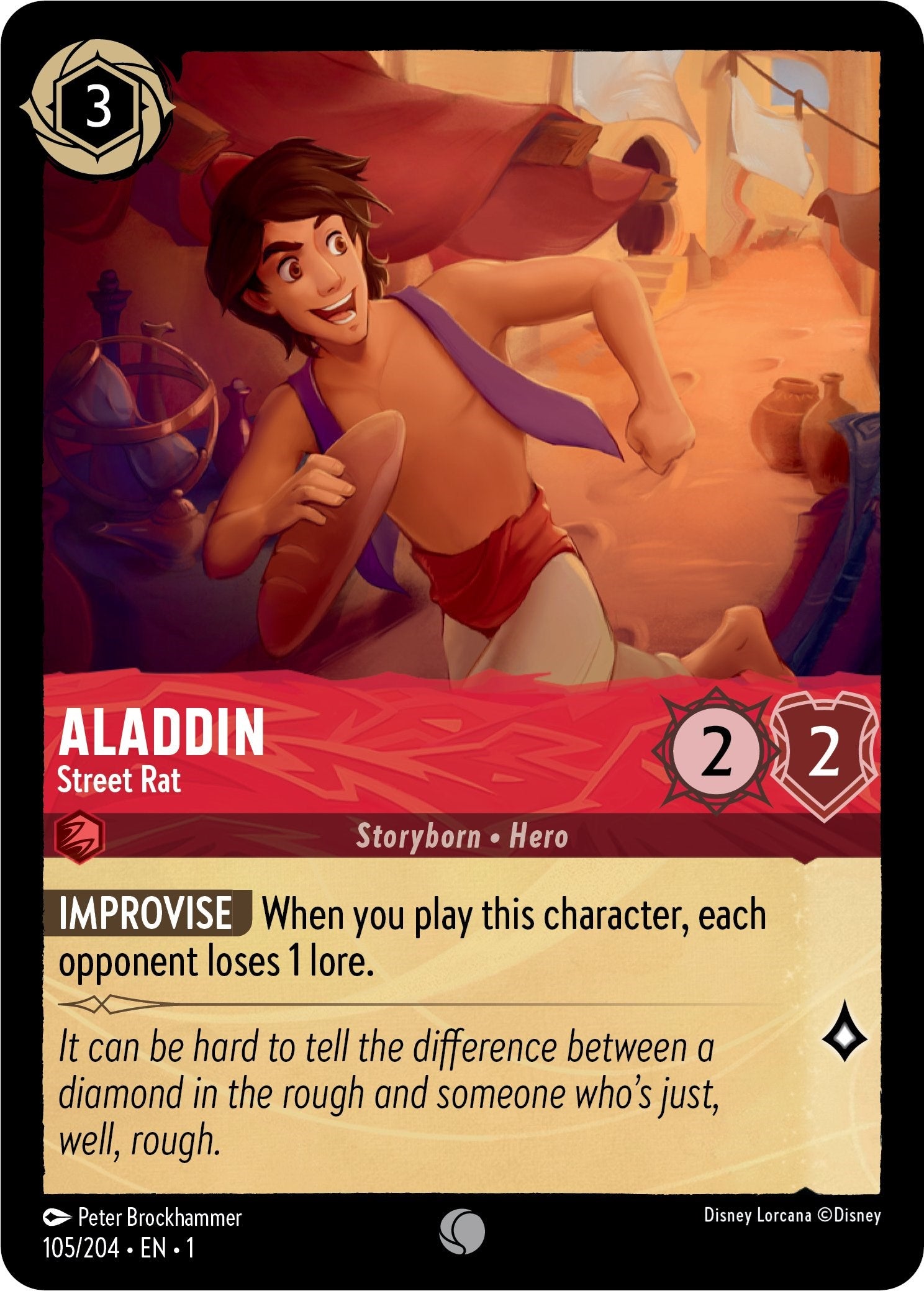 Aladdin - Street Rat (105/204) [The First Chapter] | Good Games Adelaide SA