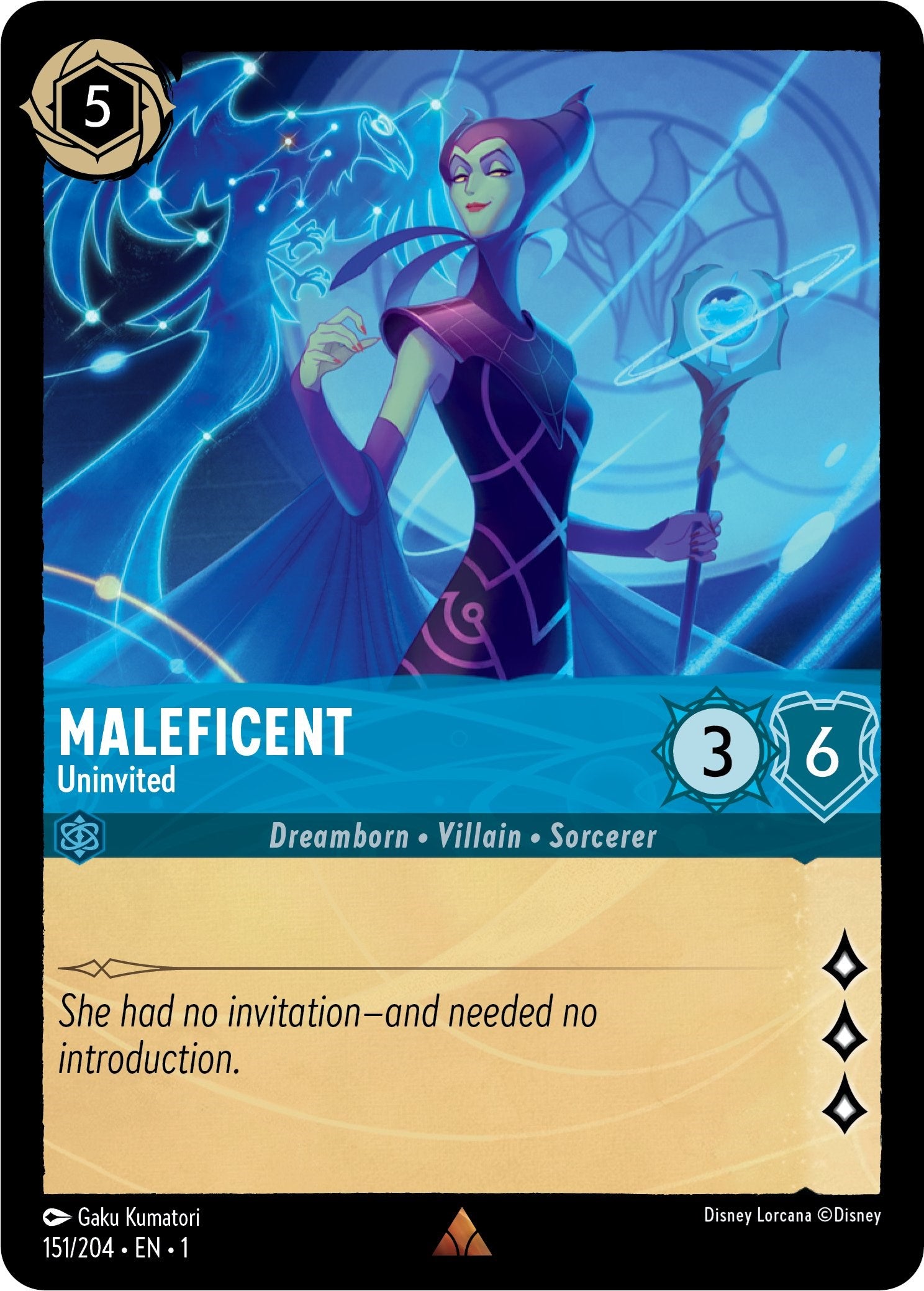 Maleficent - Univited (151/204) [The First Chapter] | Good Games Adelaide SA