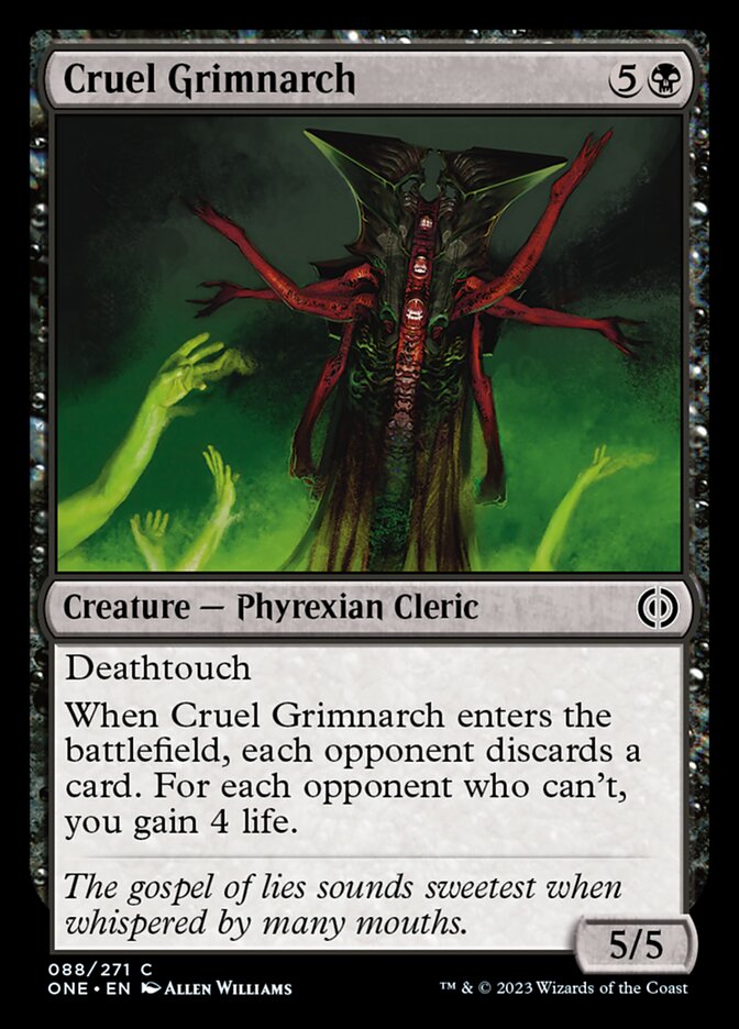 Cruel Grimnarch [Phyrexia: All Will Be One] | Good Games Adelaide SA