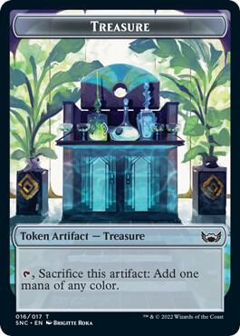 Treasure 016 Citizen Double Sided Token 16 // 12 (Streets of New Capenna)  | Good Games Adelaide SA