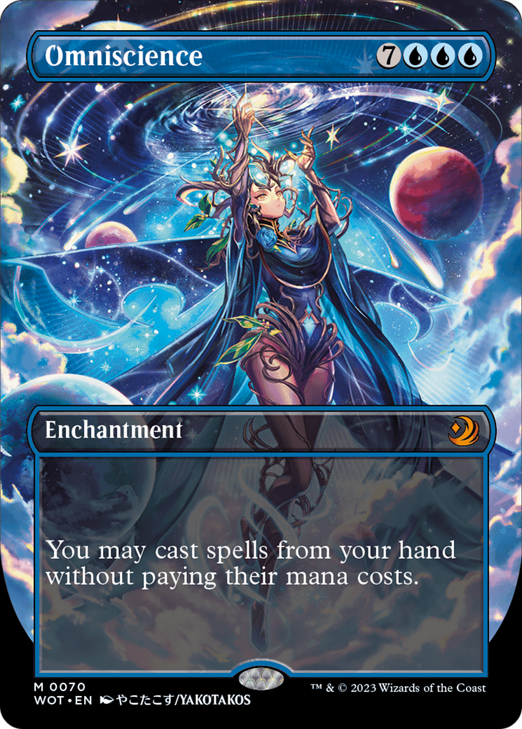 Omniscience (Anime Borderless) [Wilds of Eldraine: Enchanting Tales] | Good Games Adelaide SA