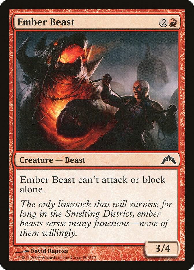 Ember Beast 89 (Gatecrash)  - Foil | Good Games Adelaide SA