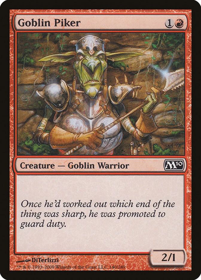 Goblin Piker 140/249 (Magic 2010 (M10))  - Foil | Good Games Adelaide SA