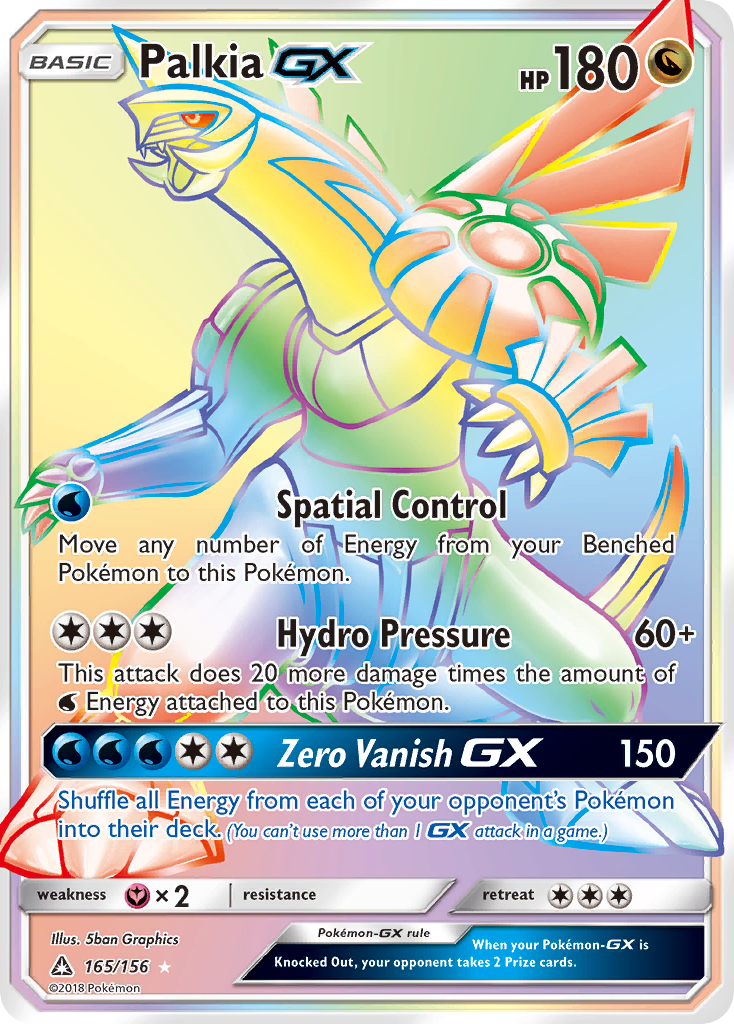 Palkia GX (165/156) [Sun & Moon: Ultra Prism] | Good Games Adelaide SA