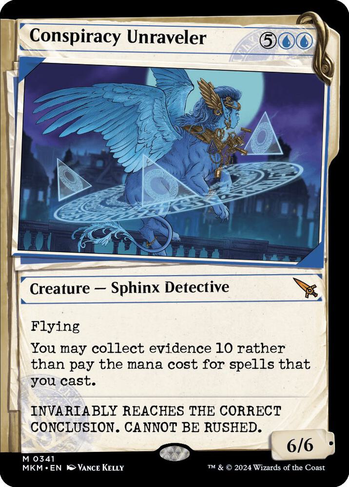 Conspiracy Unraveler 341 (Murders at Karlov Manor)  - Foil | Good Games Adelaide SA