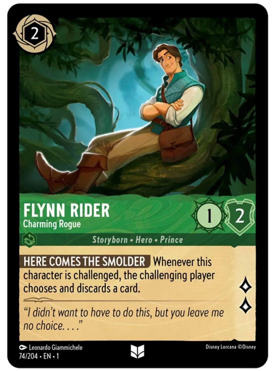 Flynn Rider - Charming Rogue (74/204) [The First Chapter] | Good Games Adelaide SA