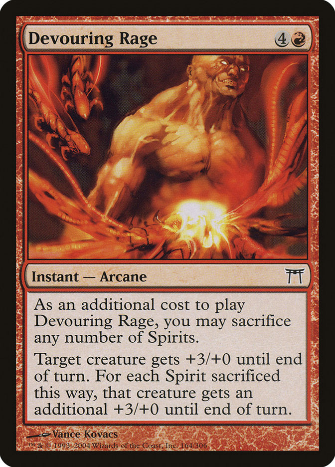 Devouring Rage 164 (Champions of Kamigawa)  - Foil | Good Games Adelaide SA