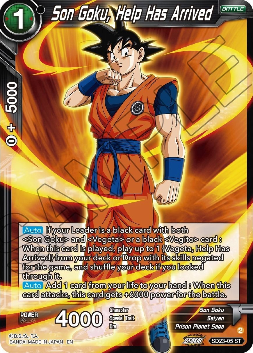 Son Goku, Help Has Arrived (SD23-05) [Critical Blow] | Good Games Adelaide SA
