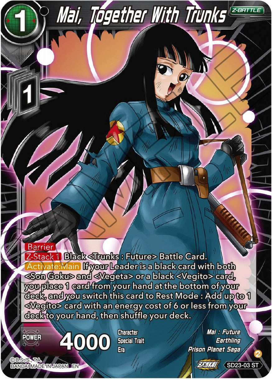 Mai, Together With Trunks (SD23-03) [Critical Blow] | Good Games Adelaide SA