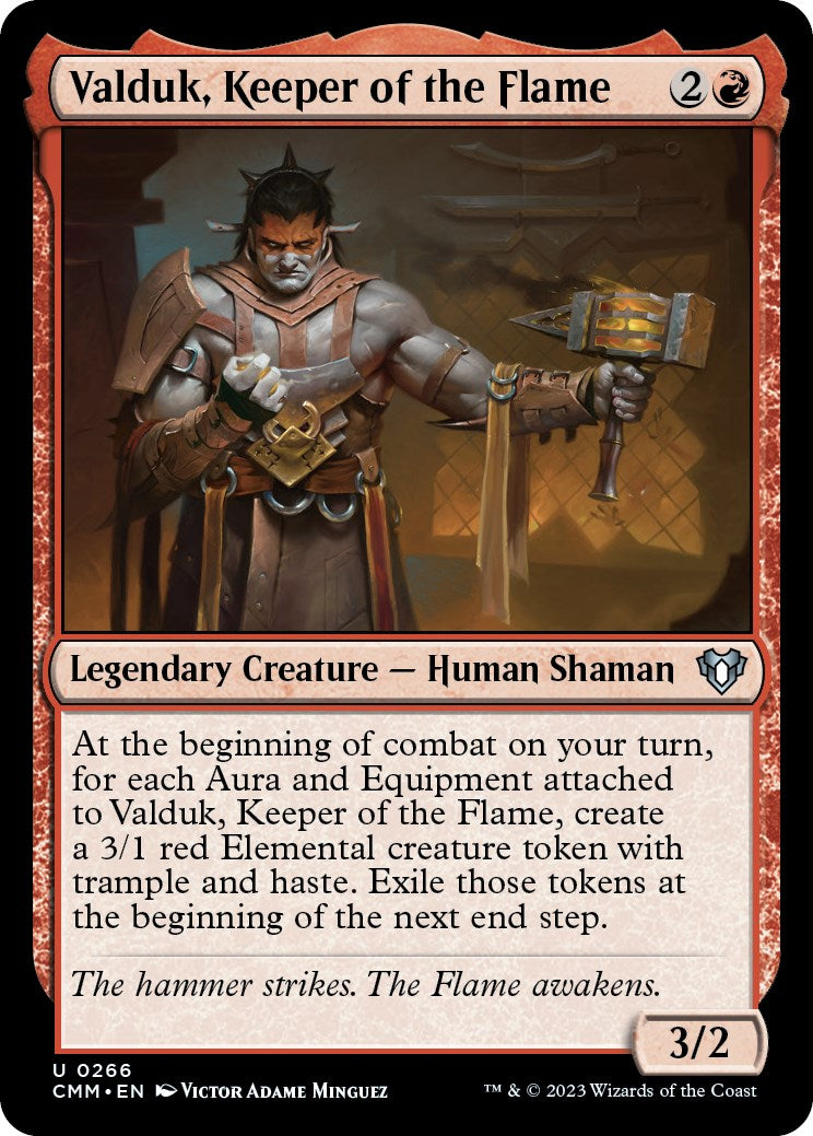 Valduk, Keeper of the Flame [Commander Masters] | Good Games Adelaide SA