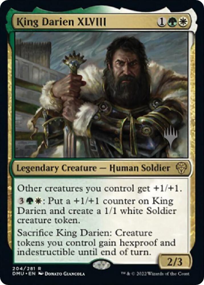 King Darien XLVIII 204 (Promo Pack: Dominaria United)  - Foil | Good Games Adelaide SA