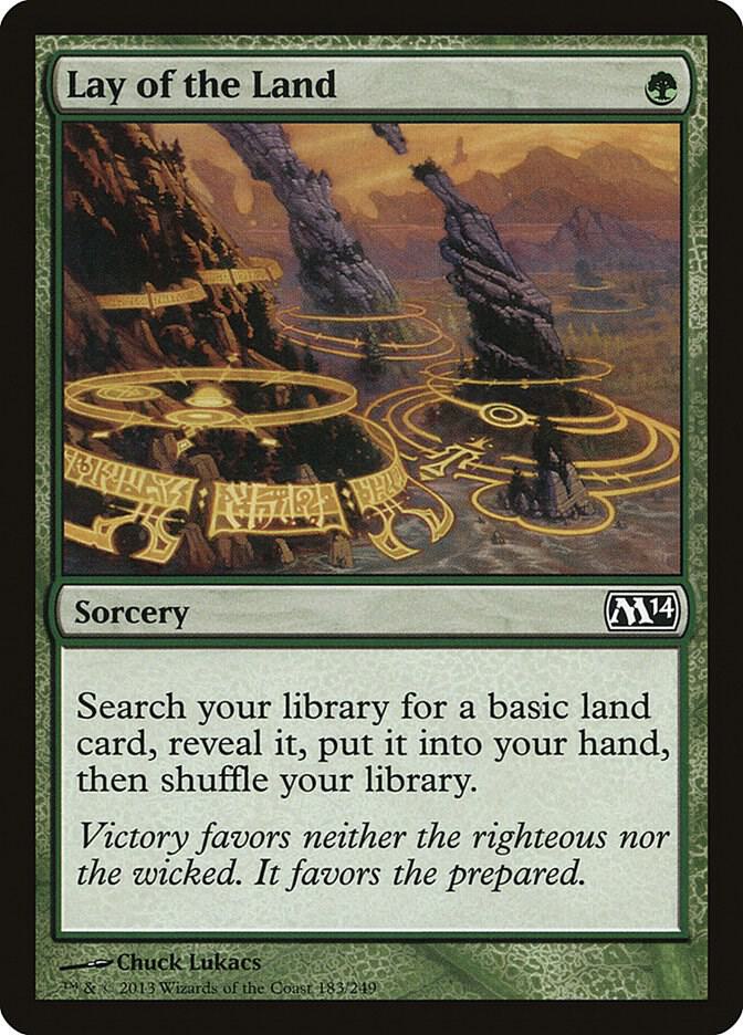 Lay of the Land 183 (Magic 2014 (M14))  - Foil | Good Games Adelaide SA