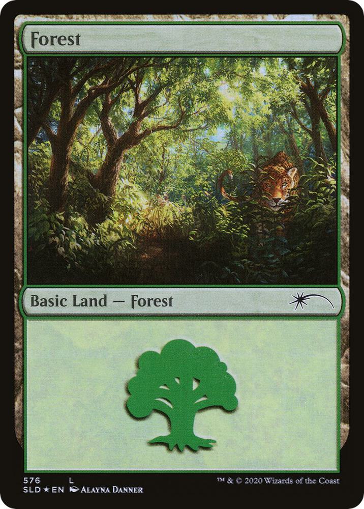 Forest 576 576 (Secret Lair Drop Series)  - Foil | Good Games Adelaide SA
