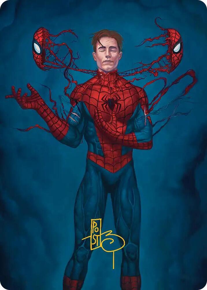 Secret Identity Art Card Gold Stamped Signature 6 (Art Series: Marvel's Spider-Man)  | Good Games Adelaide SA