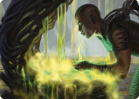 Necrogen Communion Art Card [Phyrexia: All Will Be One Art Series] | Good Games Adelaide SA