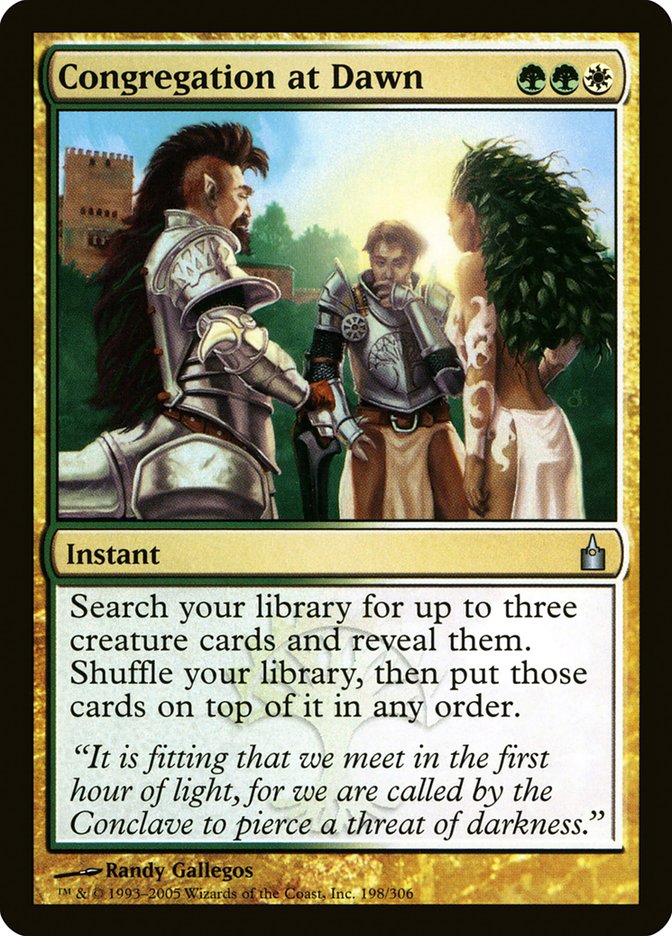 Congregation at Dawn 198 (Ravnica: City of Guilds)  | Good Games Adelaide SA
