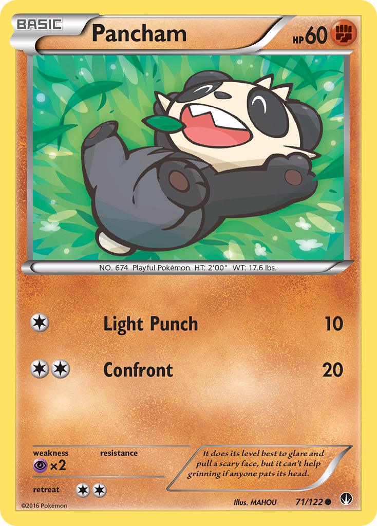 Pancham (71/122) [XY: BREAKpoint] | Good Games Adelaide SA