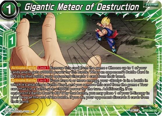 Gigantic Meteor of Destruction (BT22-060) [Critical Blow] | Good Games Adelaide SA