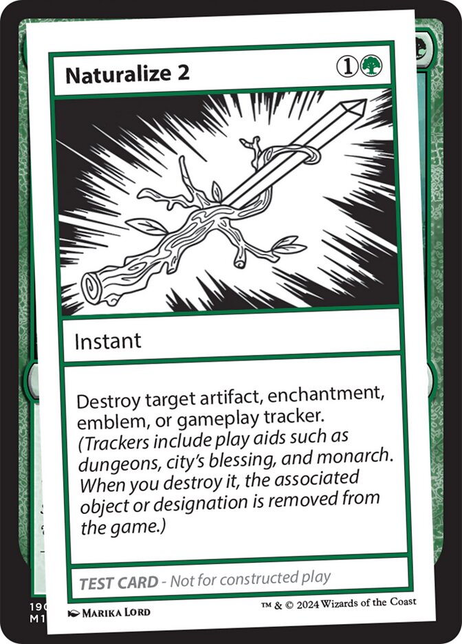 Naturalize 2  (Mystery Booster 2 Playtest Cards)  | Good Games Adelaide SA