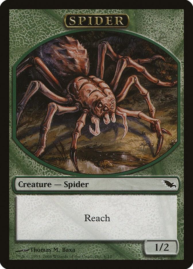 Spider Token 6 (Shadowmoor)  | Good Games Adelaide SA
