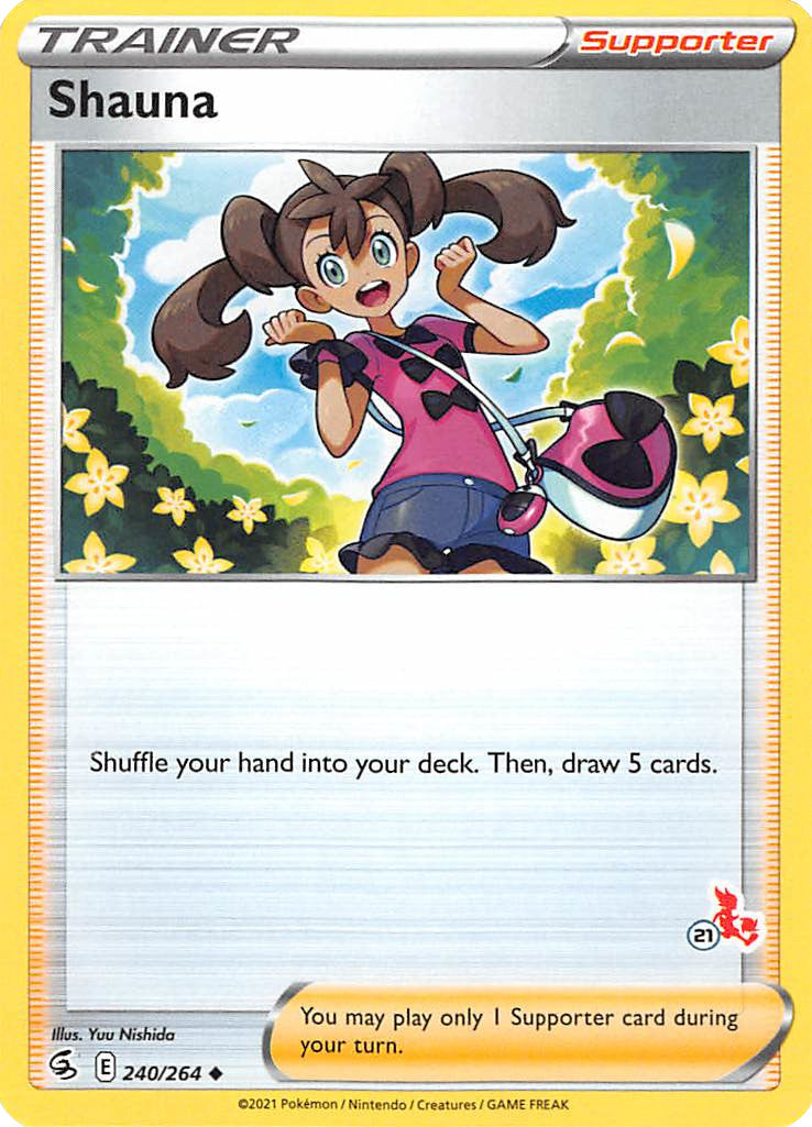 Shauna (240/264) (Cinderace Stamp #21) [Battle Academy 2022] | Good Games Adelaide SA