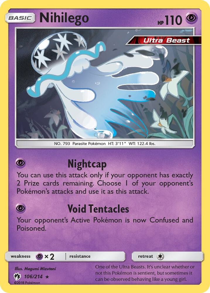 Nihilego 106/214 (SM - Lost Thunder)  - Holofoil | Good Games Adelaide SA