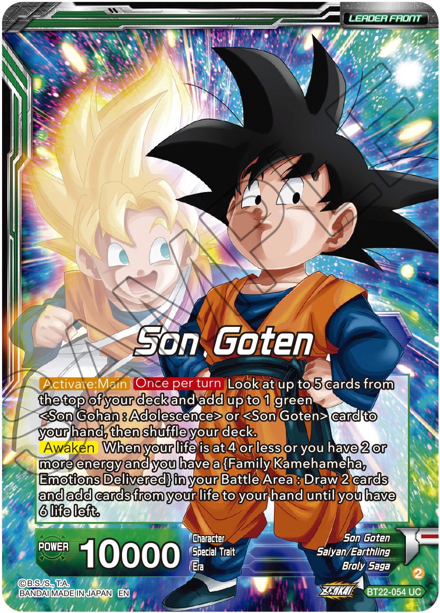 Son Goten // SS Son Gohan & SS Son Goten, Brothers (BT22-054) [Critical Blow] | Good Games Adelaide SA