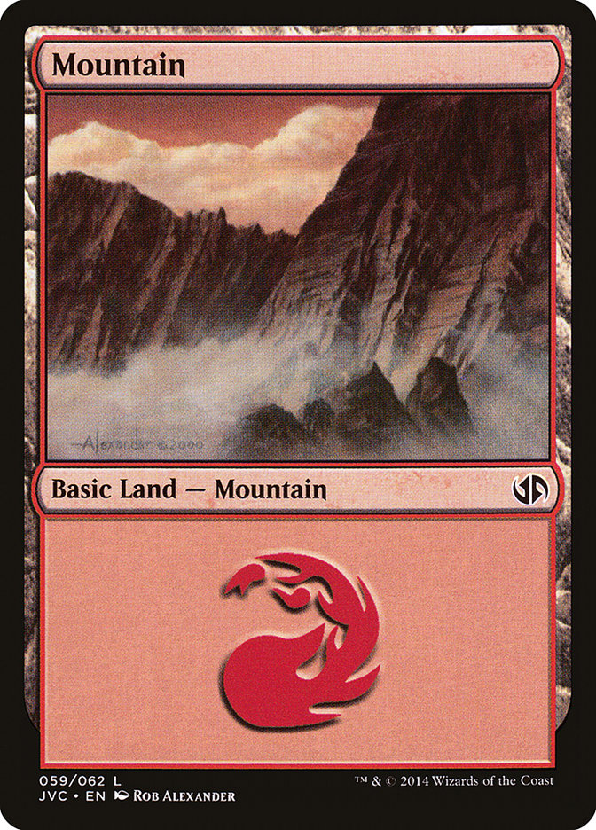Mountain (59) [Duel Decks Anthology] | Good Games Adelaide SA