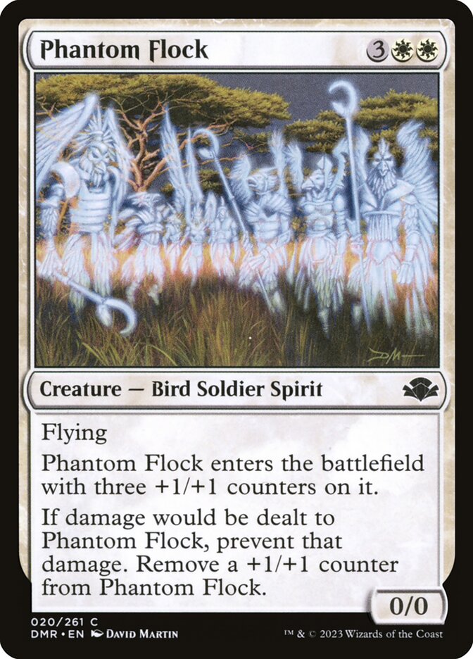 Phantom Flock 20 (Dominaria Remastered)  - Foil | Good Games Adelaide SA