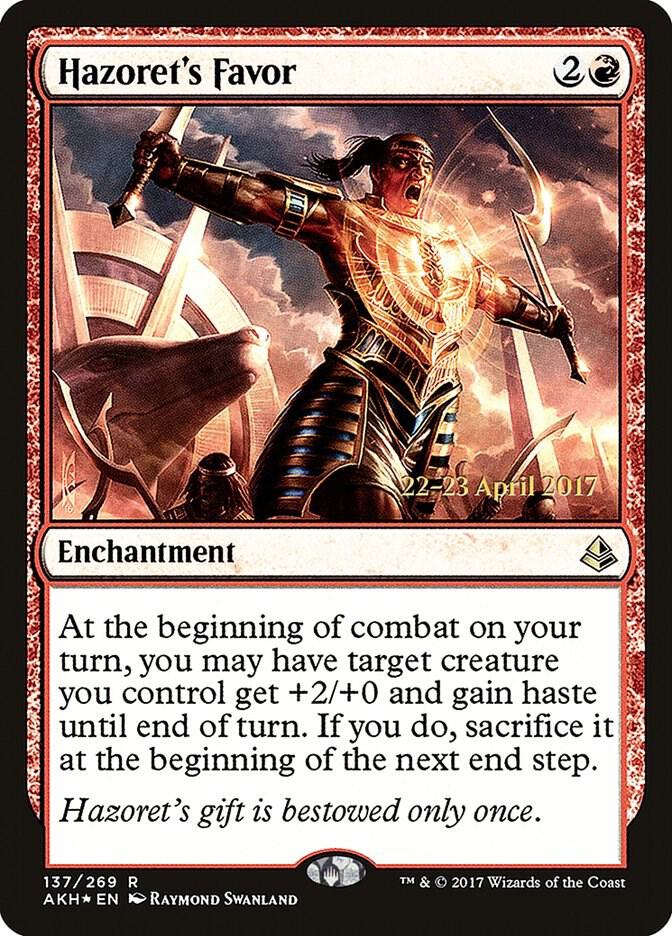 Hazorets Favor 137 (Prerelease Cards)  - Foil | Good Games Adelaide SA