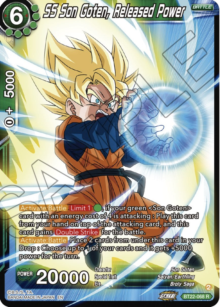 SS Son Goten, Released Power (BT22-068) [Critical Blow] | Good Games Adelaide SA