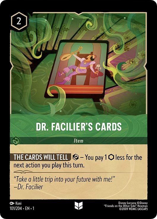 Dr. Facilier's Cards (101/204) [The First Chapter] | Good Games Adelaide SA