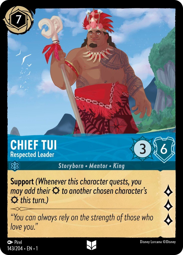 Chief Tui - Respected Leader (143/204) [The First Chapter] | Good Games Adelaide SA