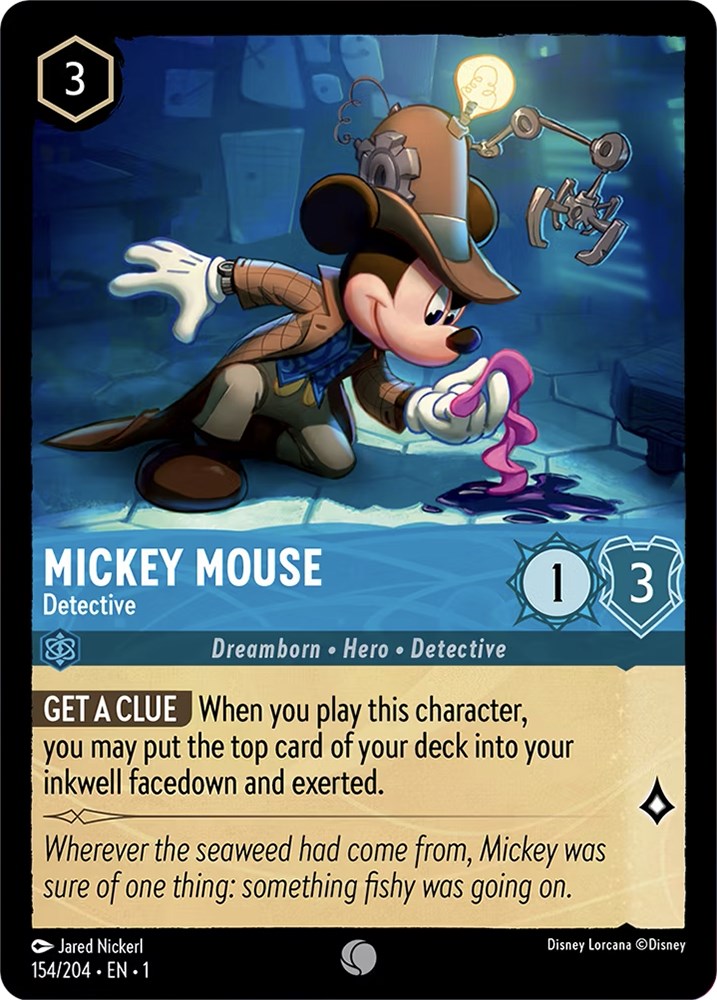 Mickey Mouse - Detective (154/204) [The First Chapter] | Good Games Adelaide SA