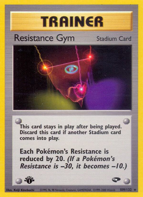 Resistance Gym 109/132 (Gym Challenge)  - 1st Edition | Good Games Adelaide SA