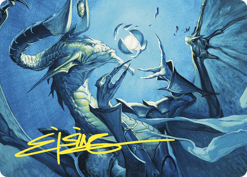 Deep Analysis Art Card (Gold-Stamped Signature) [Commander Masters Art Series] | Good Games Adelaide SA