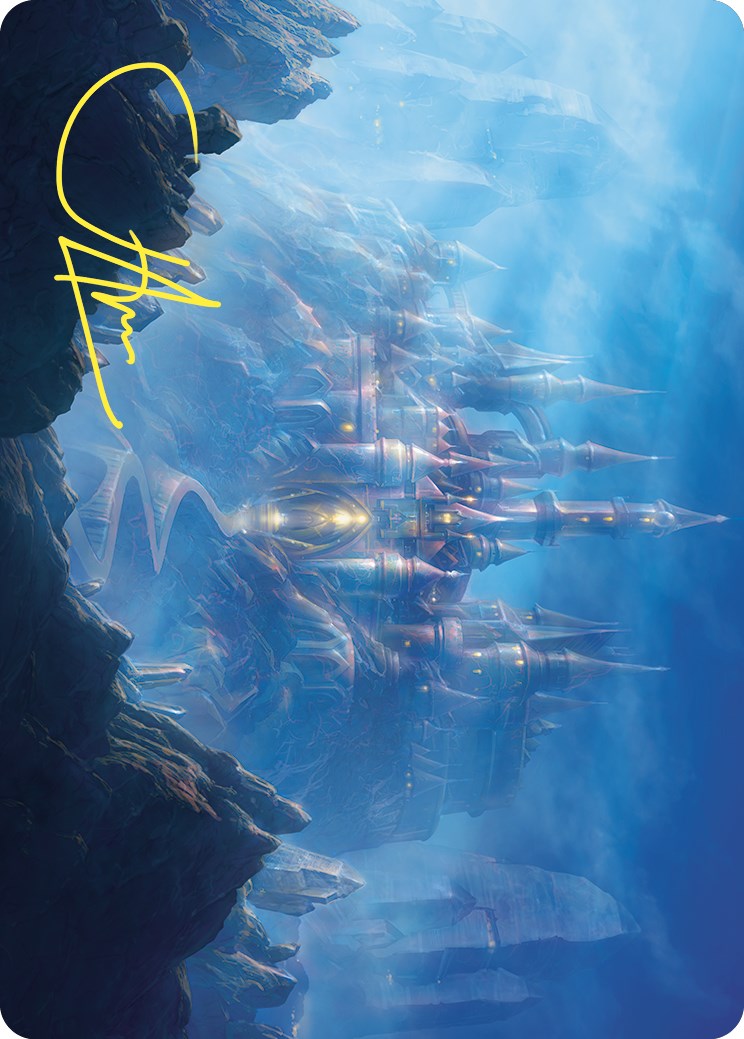 Opal Palace Art Card (Gold-Stamped Signature) [Commander Masters Art Series] | Good Games Adelaide SA