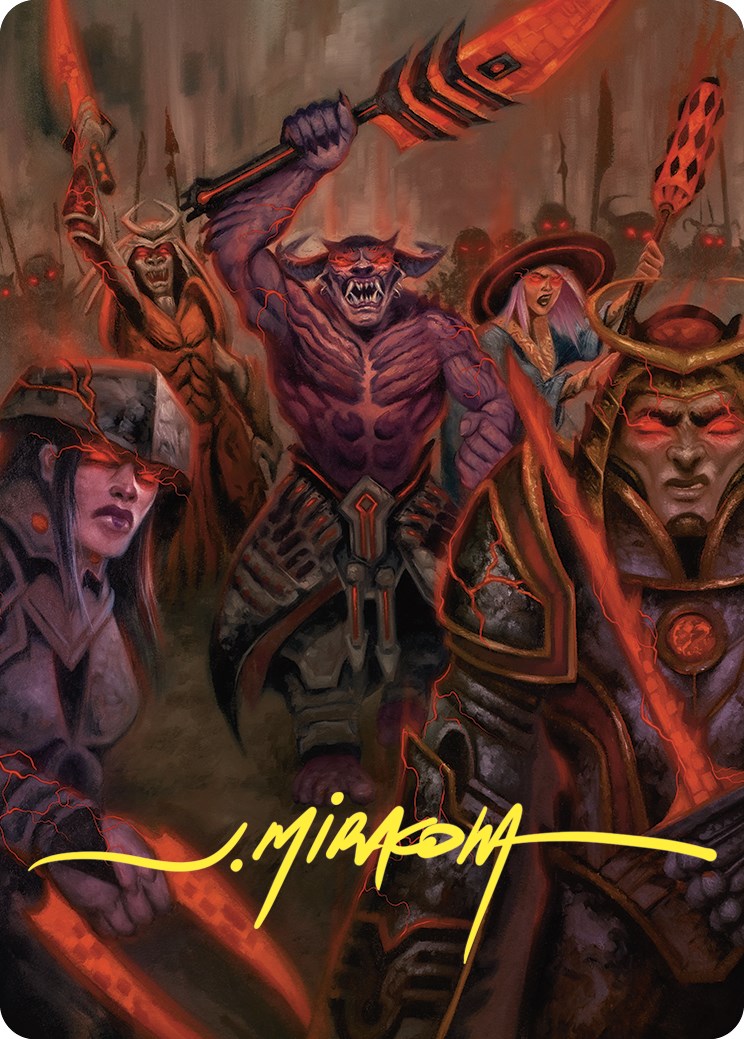 Insurrection Art Card (Gold-Stamped Signature) [Commander Masters Art Series] | Good Games Adelaide SA