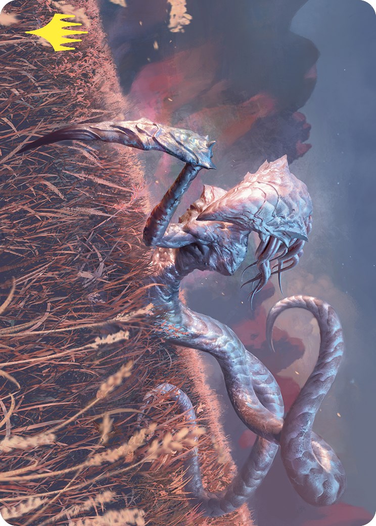 Bonescythe Sliver Art Card (Gold-Stamped) [Commander Masters Art Series] | Good Games Adelaide SA