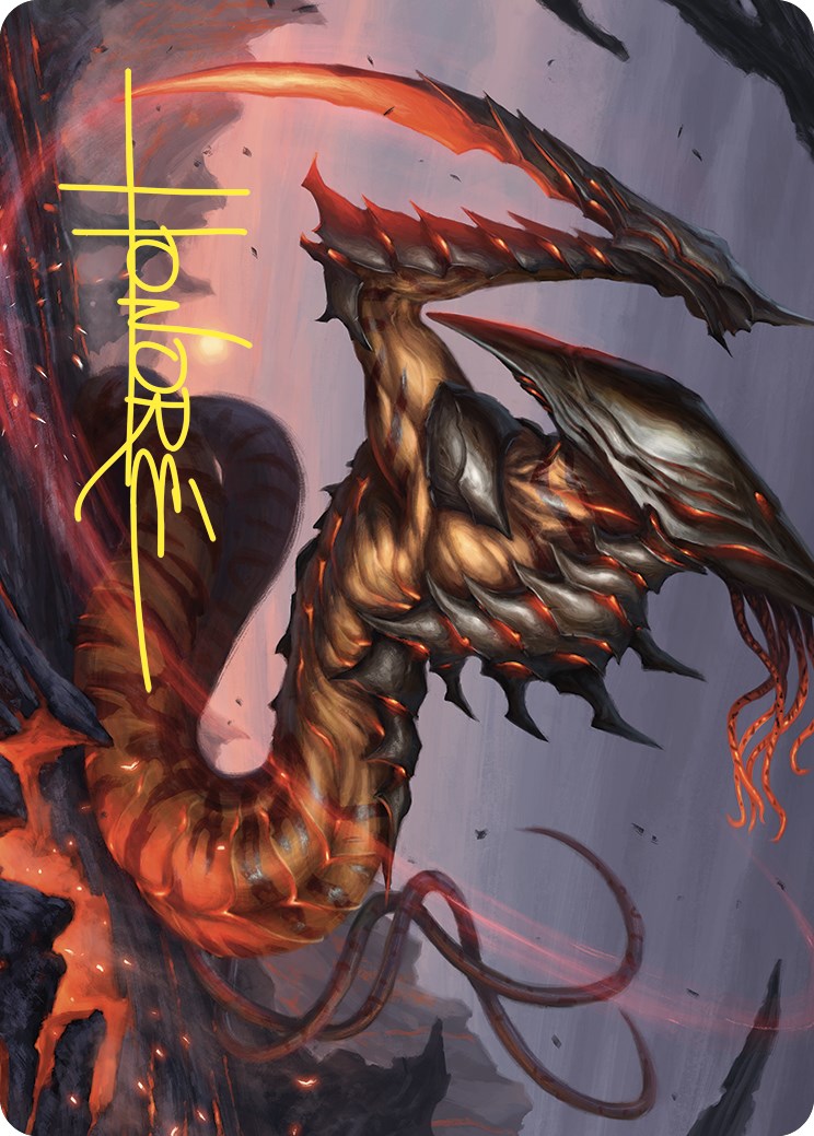 Blade Sliver Art Card (Gold-Stamped Signature) [Commander Masters Art Series] | Good Games Adelaide SA