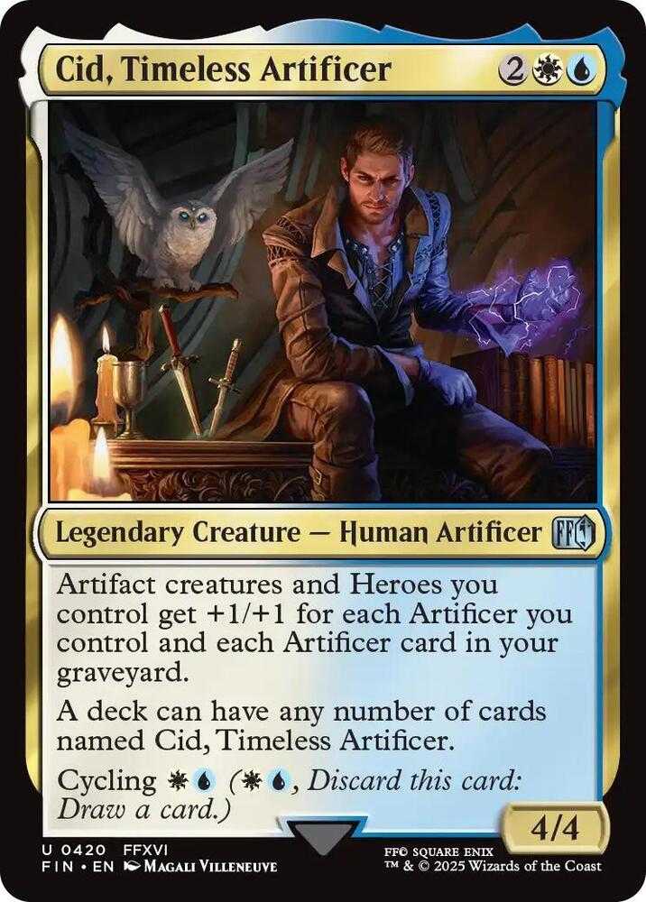Cid, Timeless Artificer 420 (FINAL FANTASY)  - Foil | Good Games Adelaide SA
