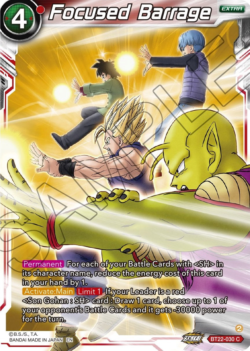 Focused Barrage (Bt22-030) [Critical Blow] | Good Games Adelaide SA