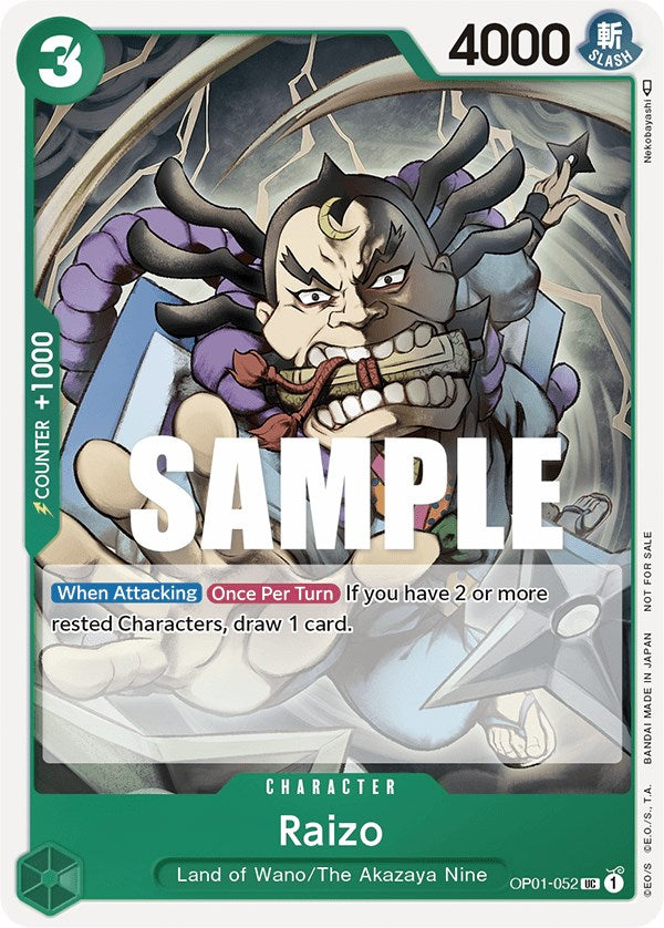 Raizo (Event Pack Vol. 2) [One Piece Promotion Cards] | Good Games Adelaide SA
